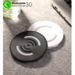 Wholesale Quick Charge Ultra-Slim Wireless Charger for Qi Compatible Device (Black)